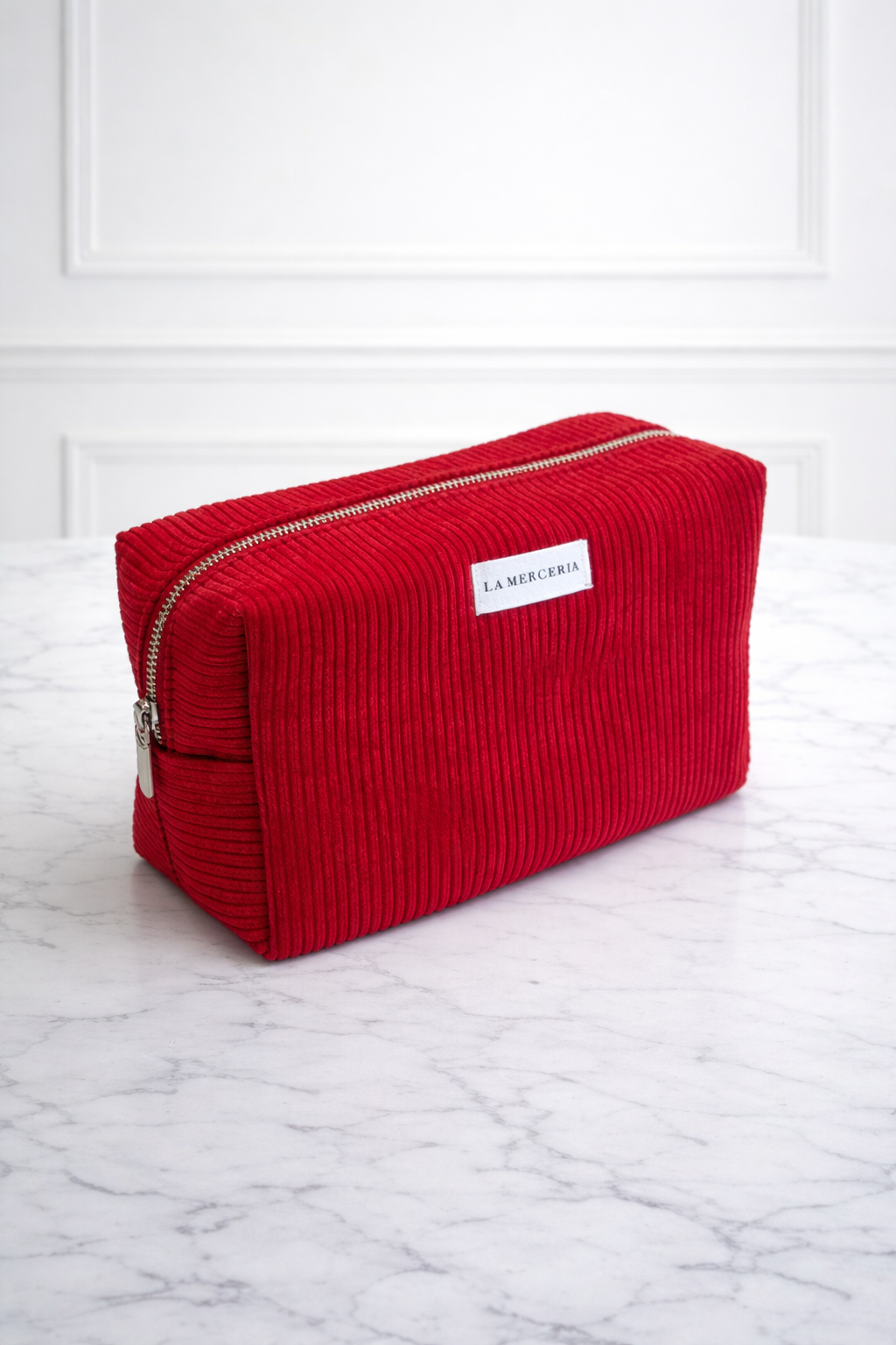 Neceser Red Corduroy