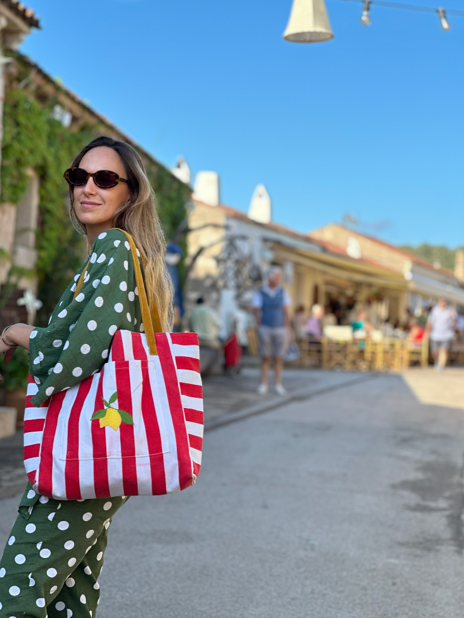 Tote Bag Vacanza Rojo