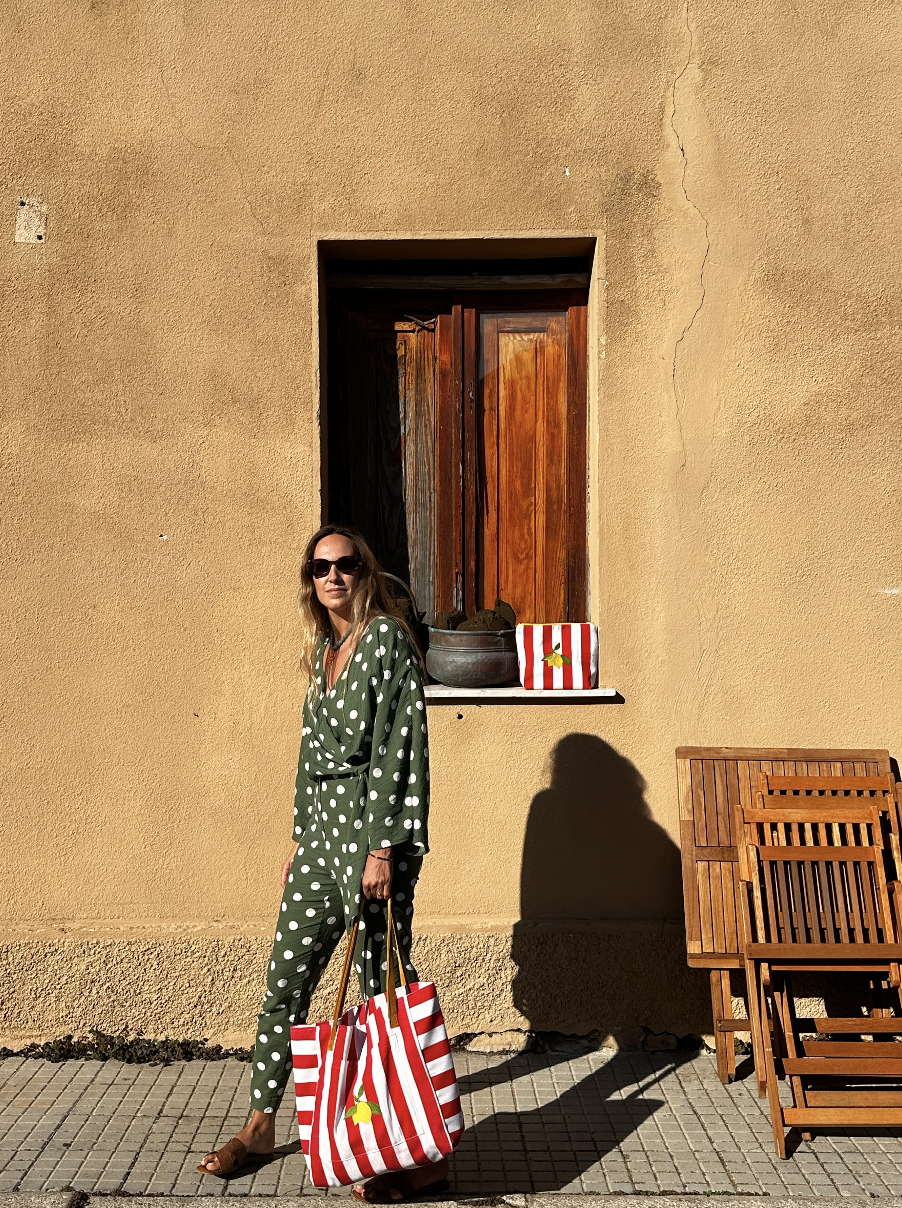 Tote Bag Vacanza Rojo