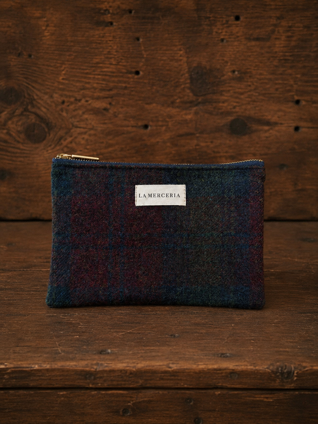 Estuche Tweed Azul