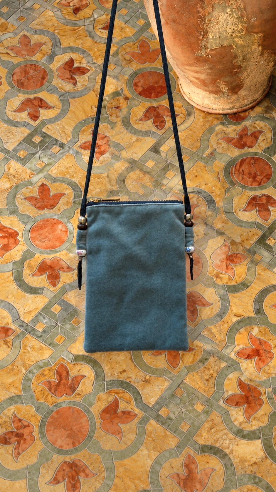 Bandolera Azul Cielo