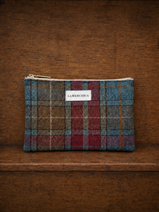 Estuche Tweed Rojo