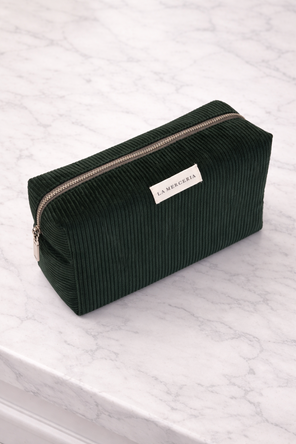 Neceser Green Corduroy