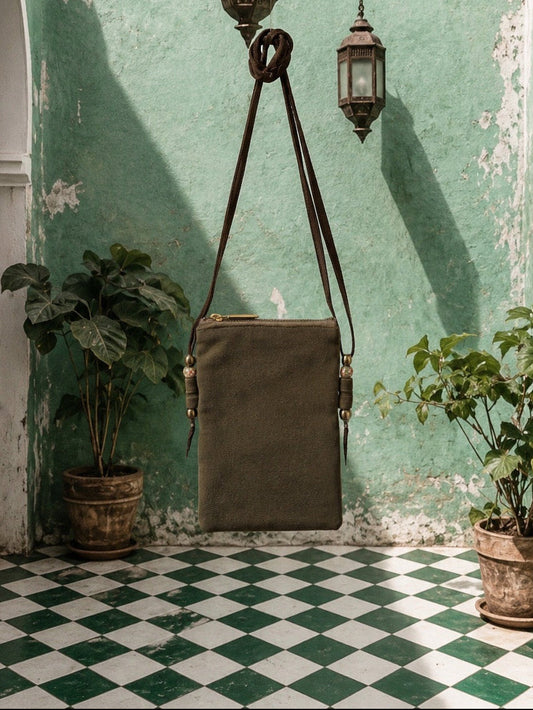 Bandolera Verde Musgo