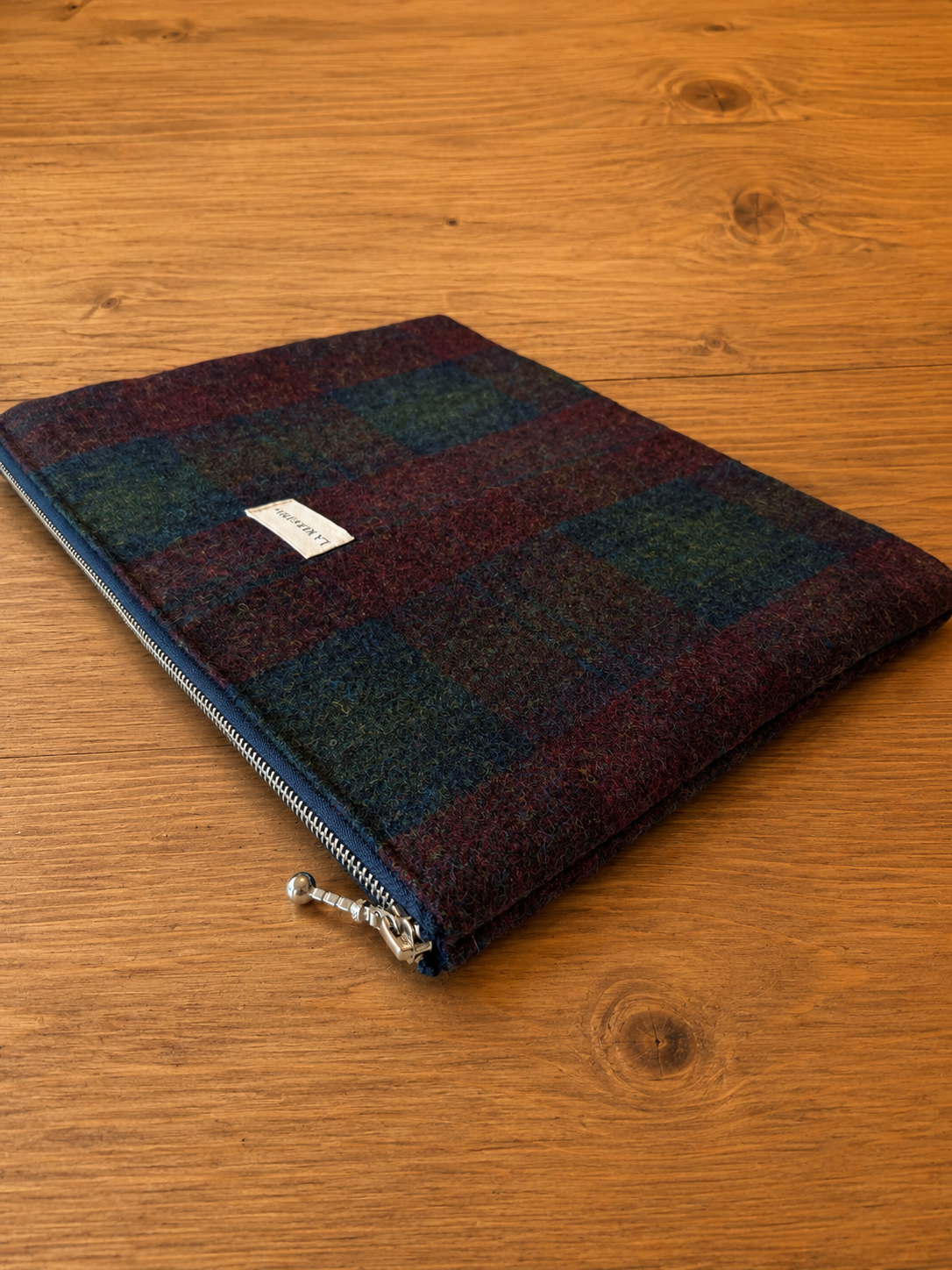 Funda Computador Tweed Azul