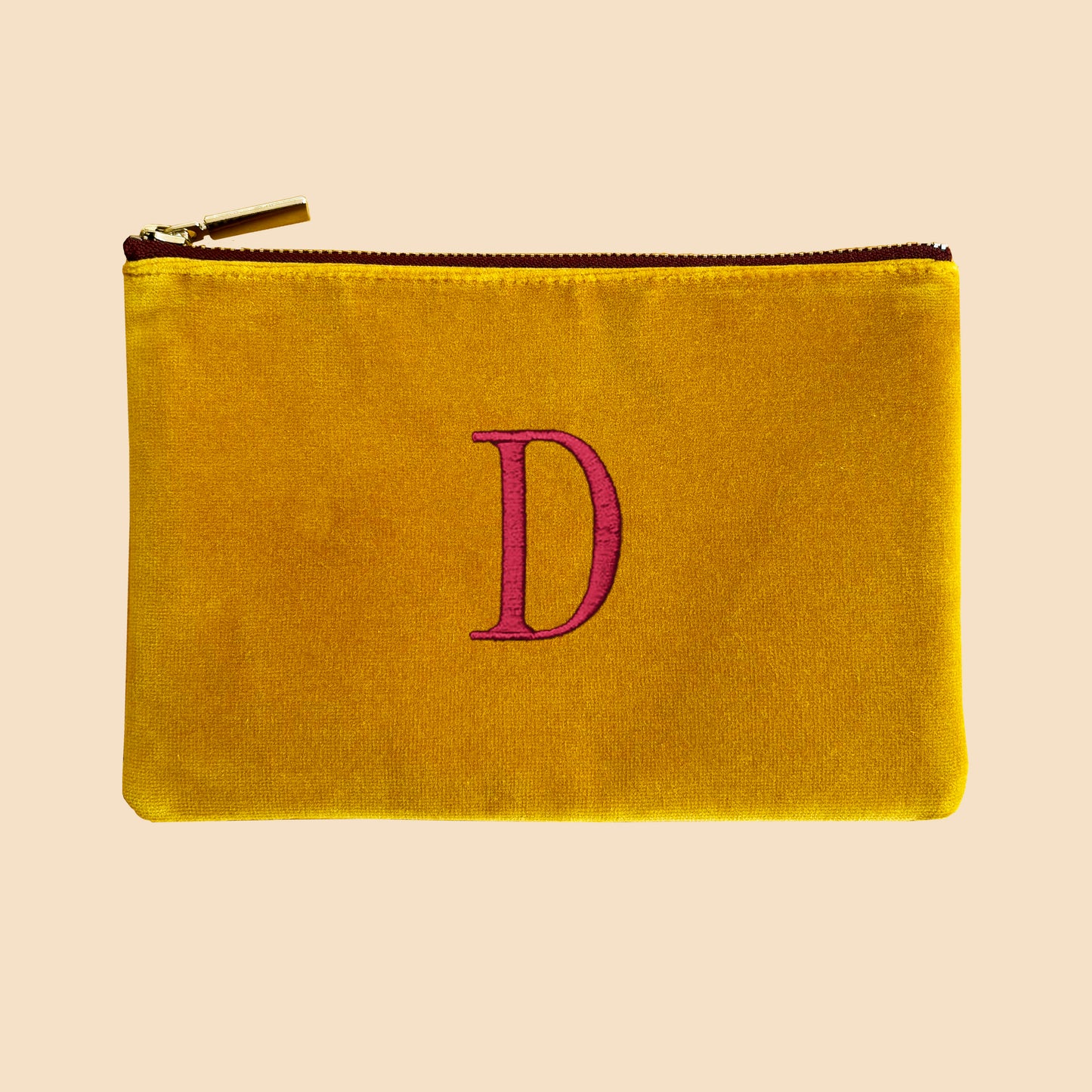 ESTUCHE MOSTAZA BICOLOR