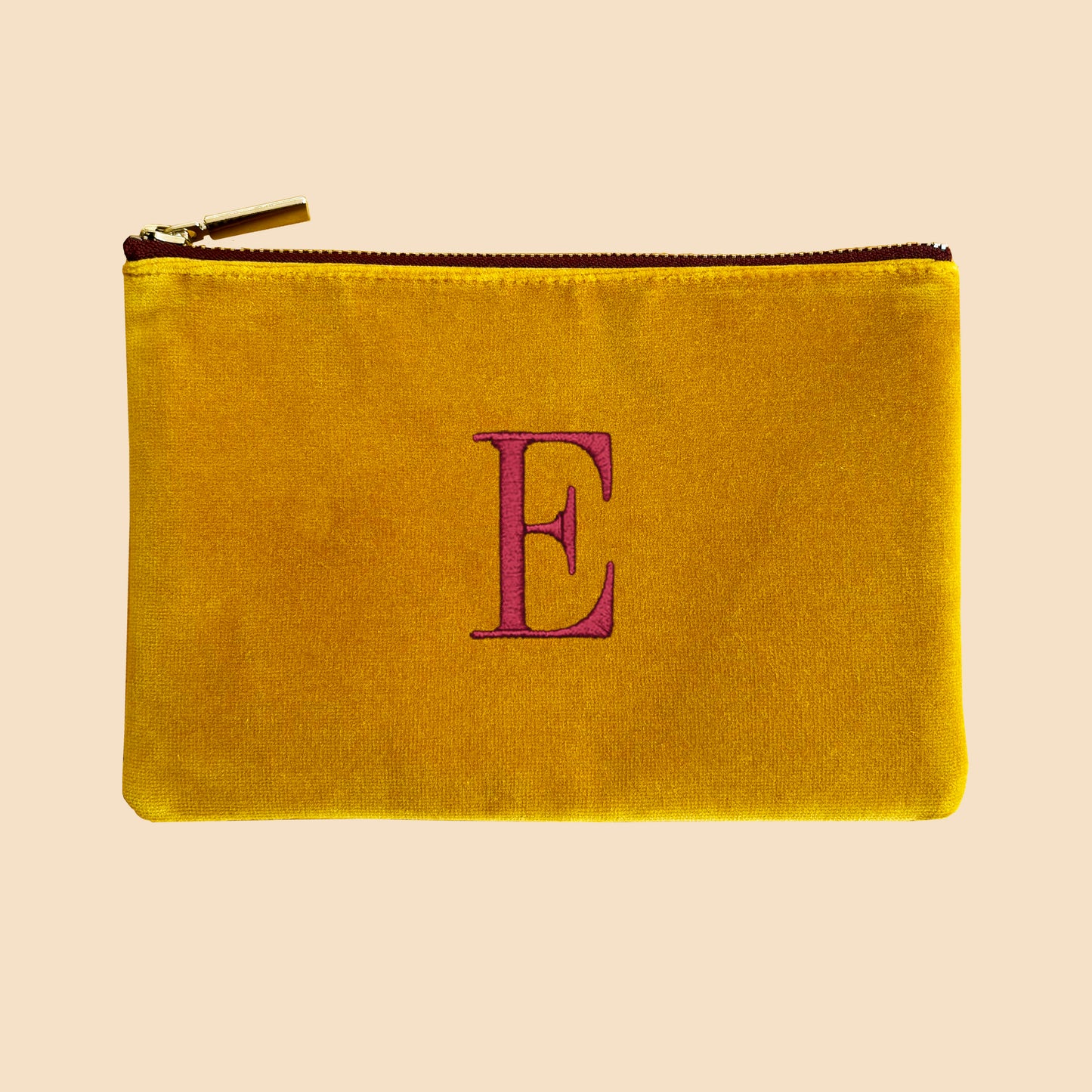 ESTUCHE MOSTAZA BICOLOR