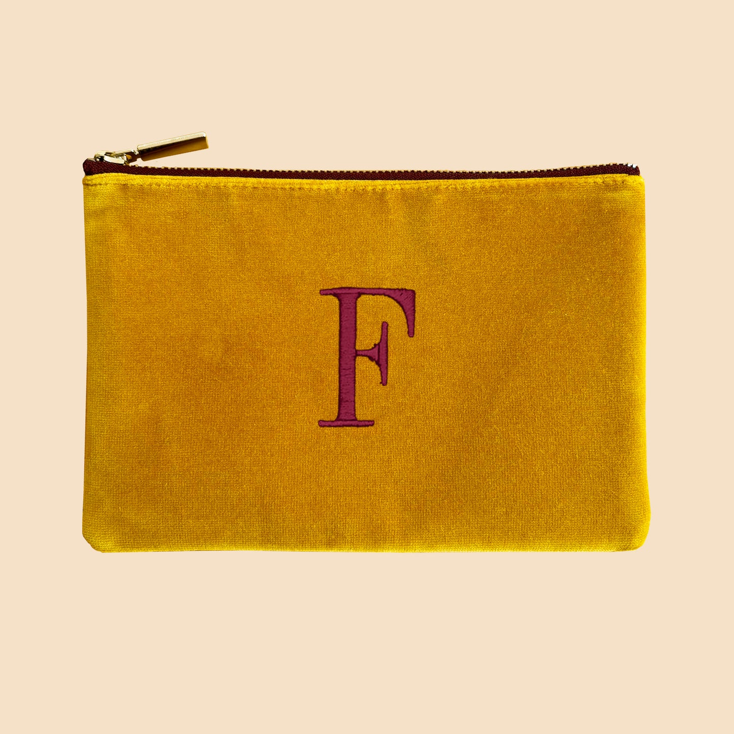 ESTUCHE MOSTAZA BICOLOR