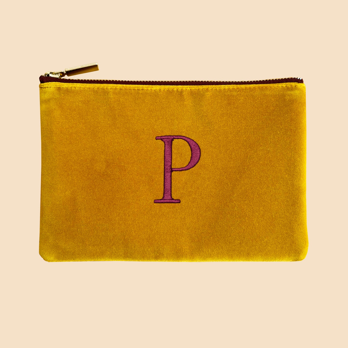 ESTUCHE MOSTAZA BICOLOR