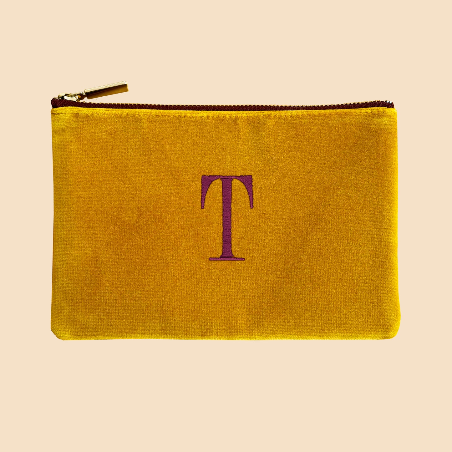 ESTUCHE MOSTAZA BICOLOR