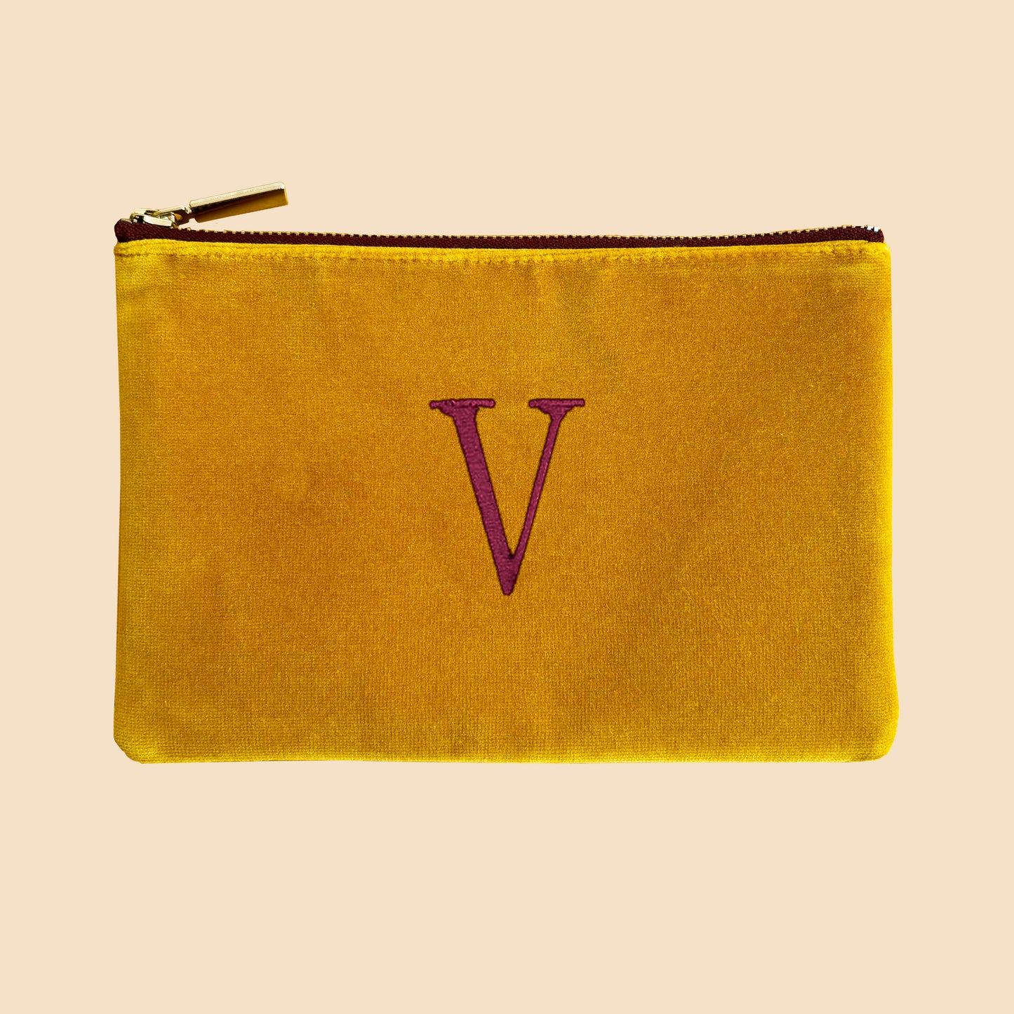 ESTUCHE MOSTAZA BICOLOR