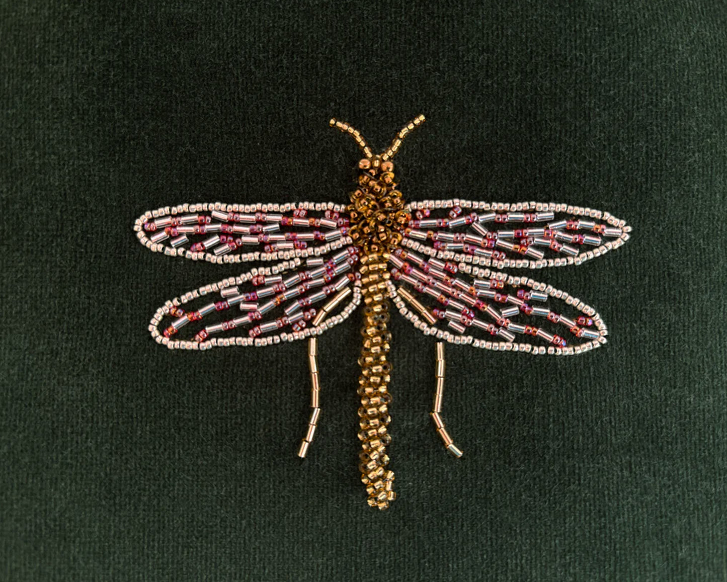 Clutch Bug Libélula Verde Botella