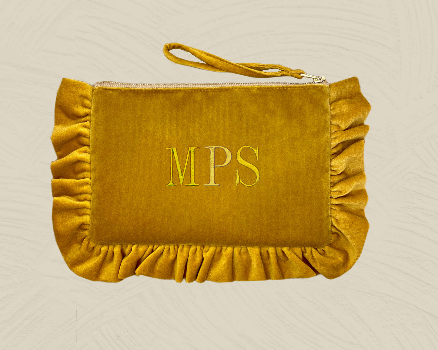 Clutch Vuelos Mostaza