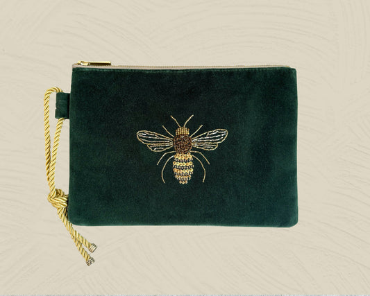 Clutch Bug Abeja Verde Botella