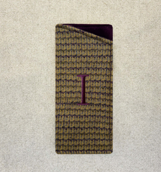 Funda de Anteojos Tweed Morado