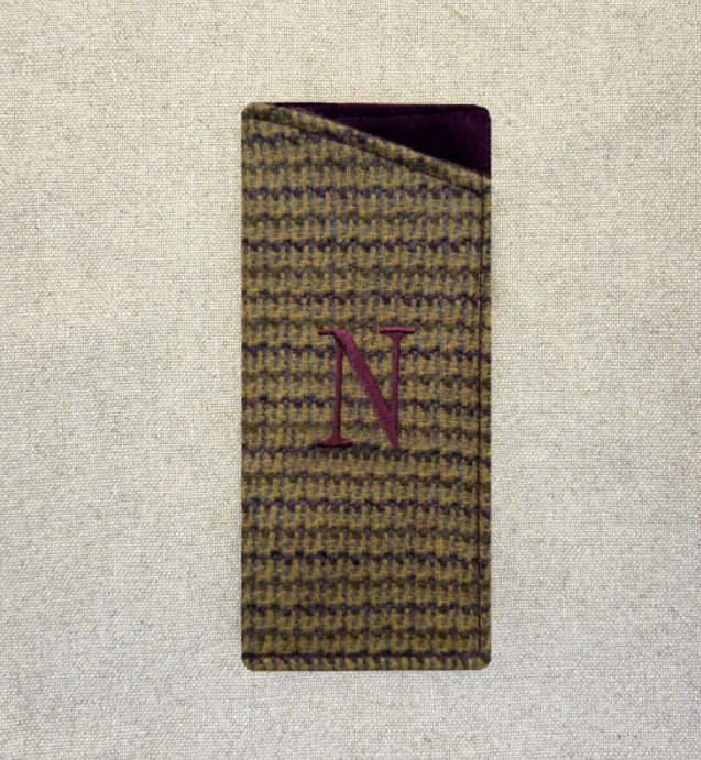 Funda de Anteojos Tweed Morado