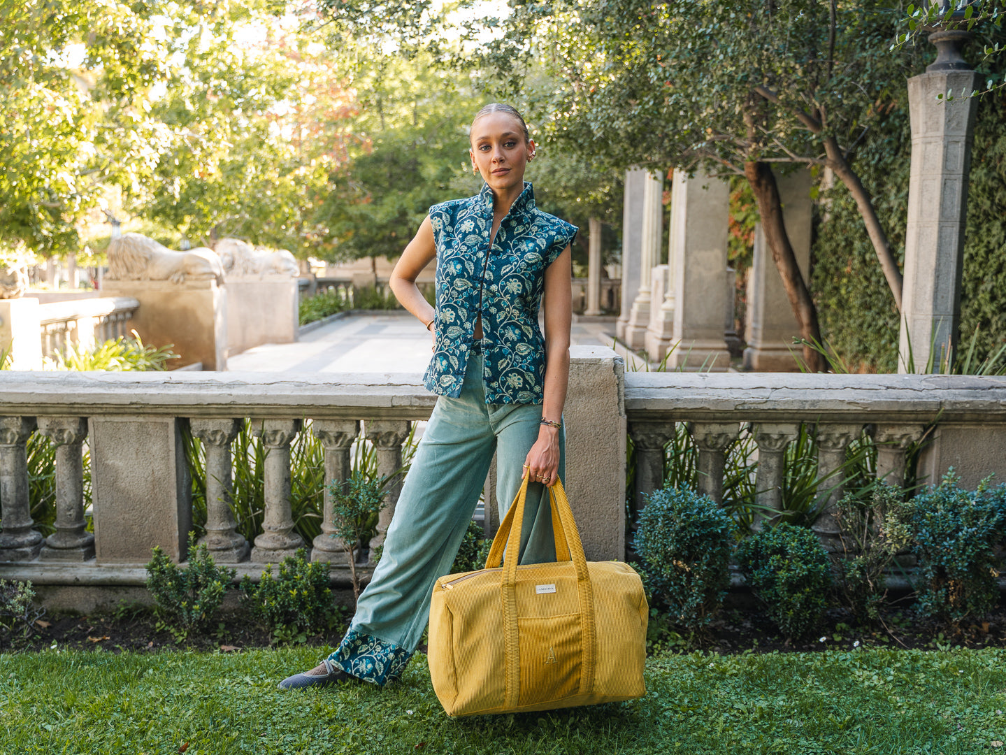 Yellow Big Bag Corduroy