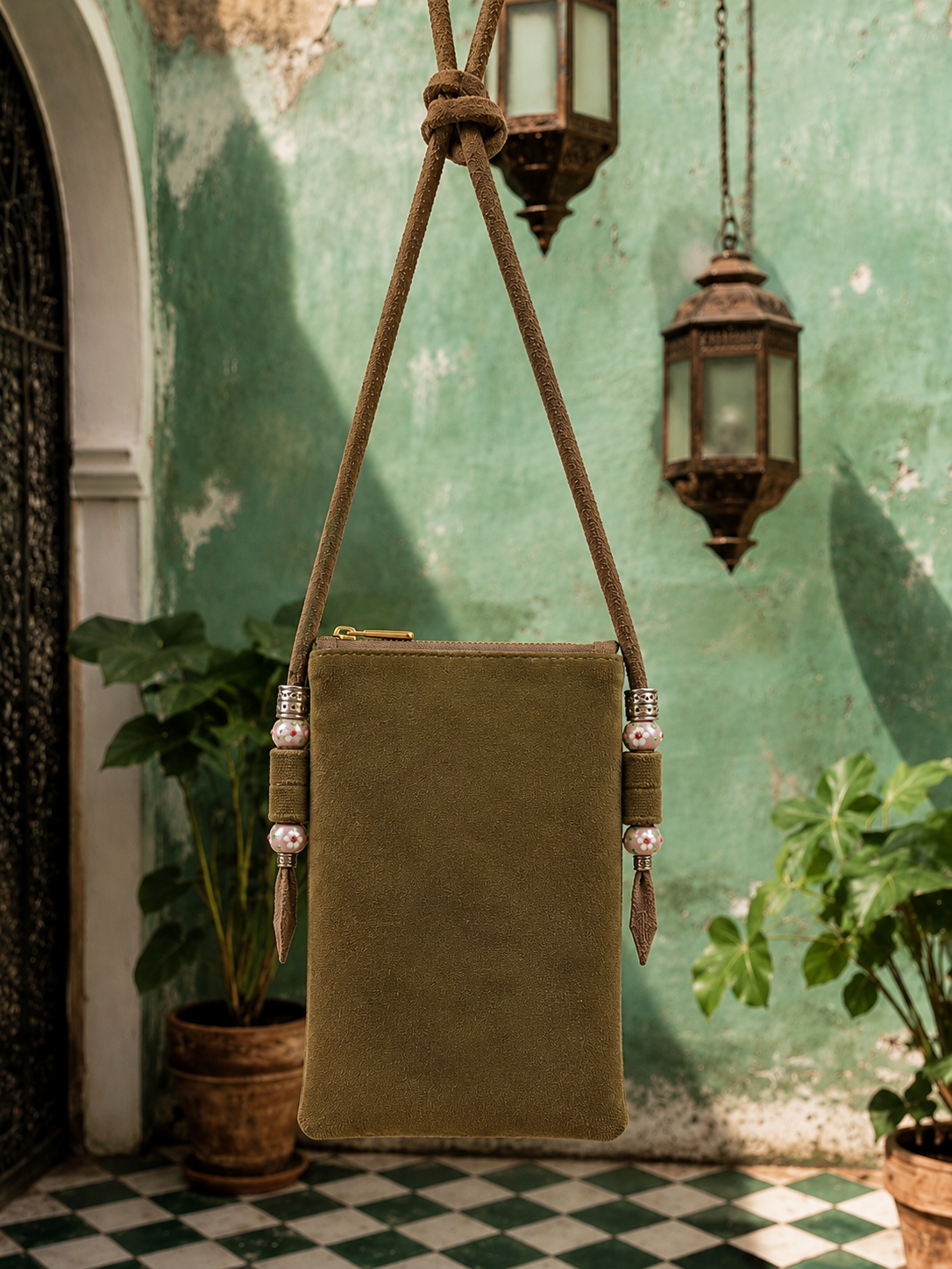 Bandolera Verde Musgo