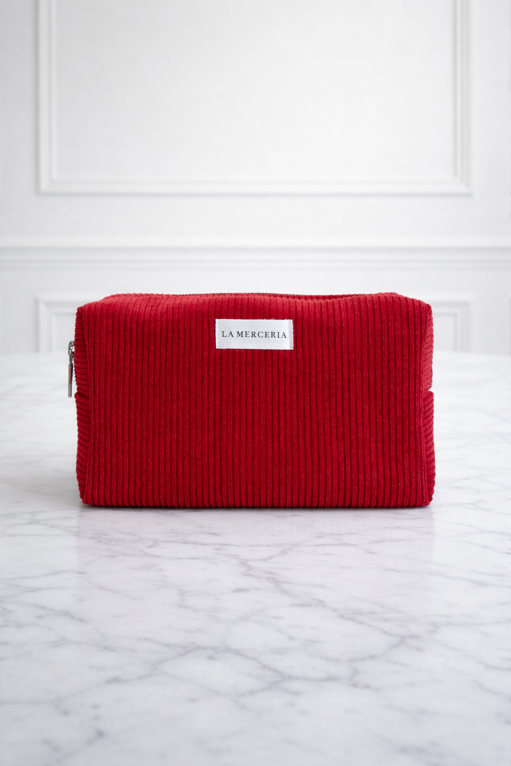 Neceser Red Corduroy