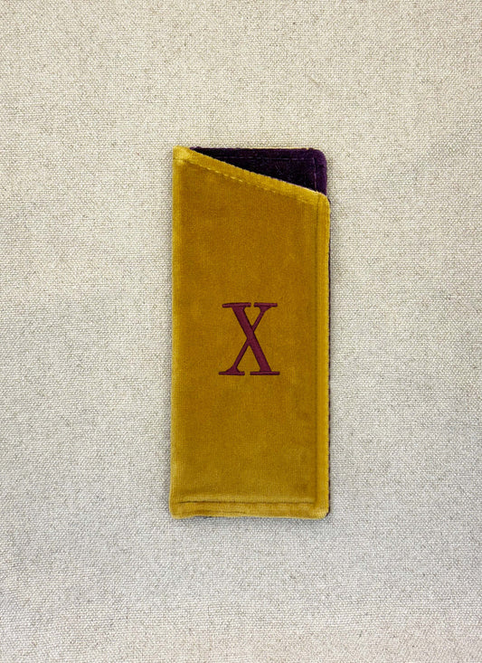 Funda de Anteojos Mostaza Bicolor X