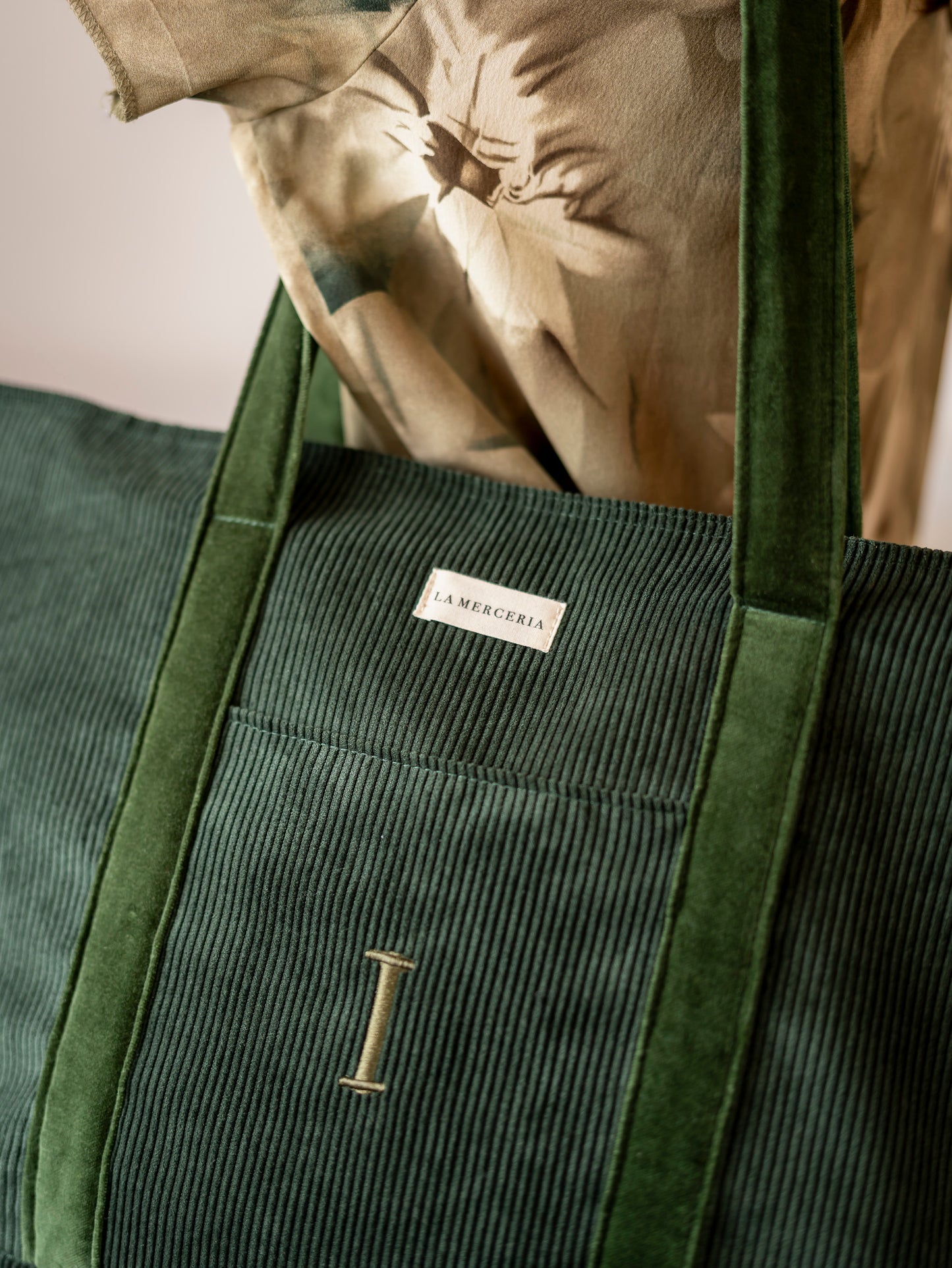 Green Holiday Tote
