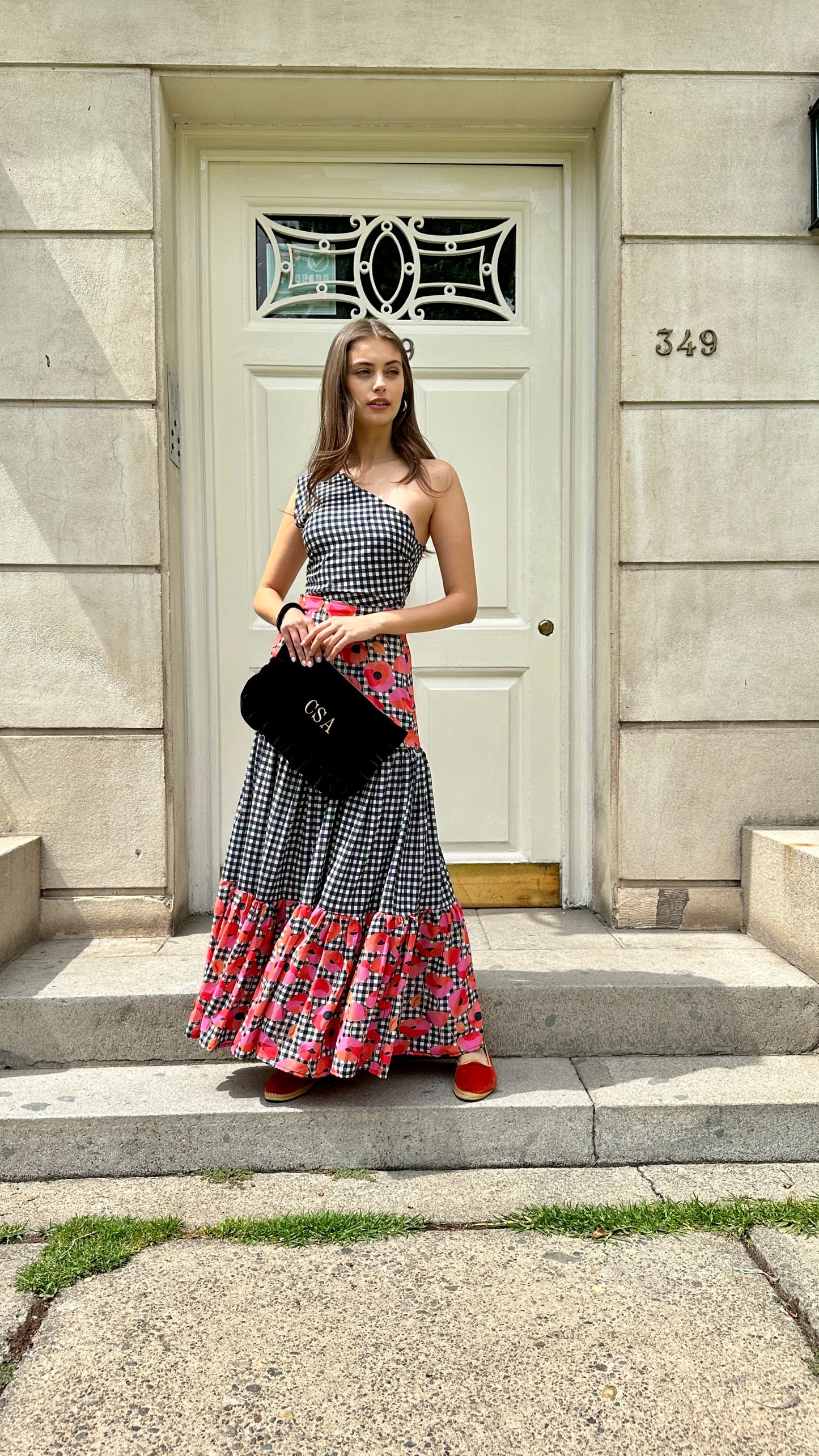 Clutch Vuelos Negro