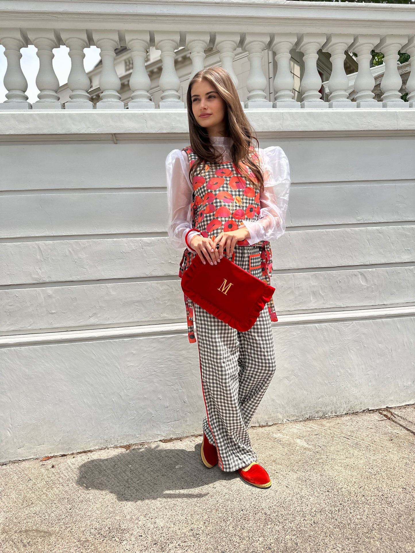 Clutch Vuelos Rojo