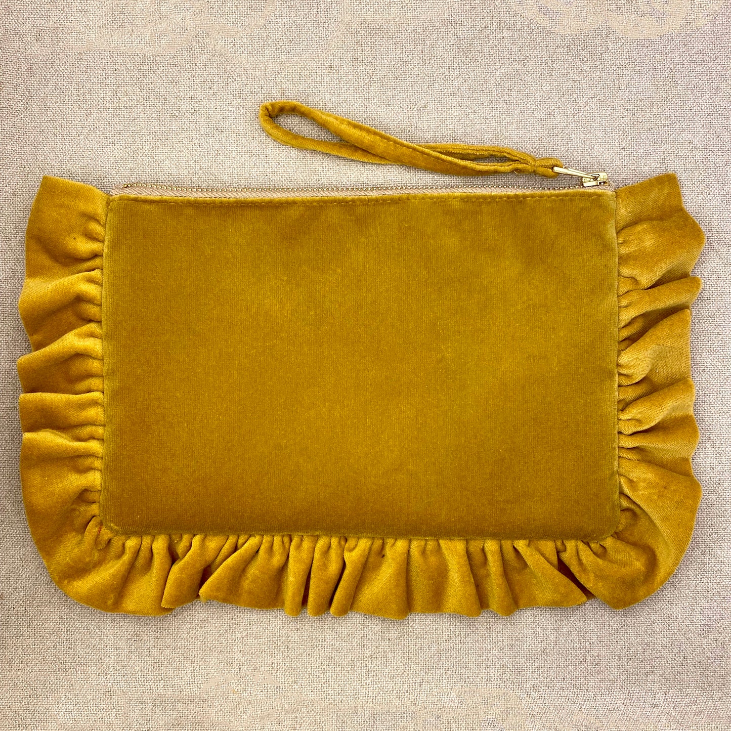Clutch Vuelos Mostaza