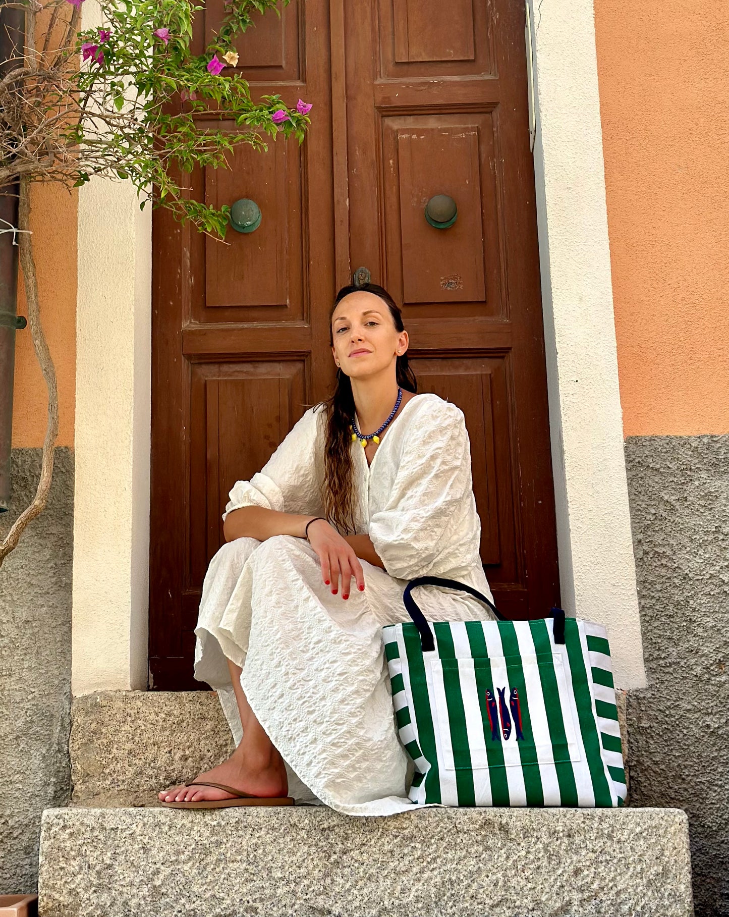 Tote Bag Vacanza Verde