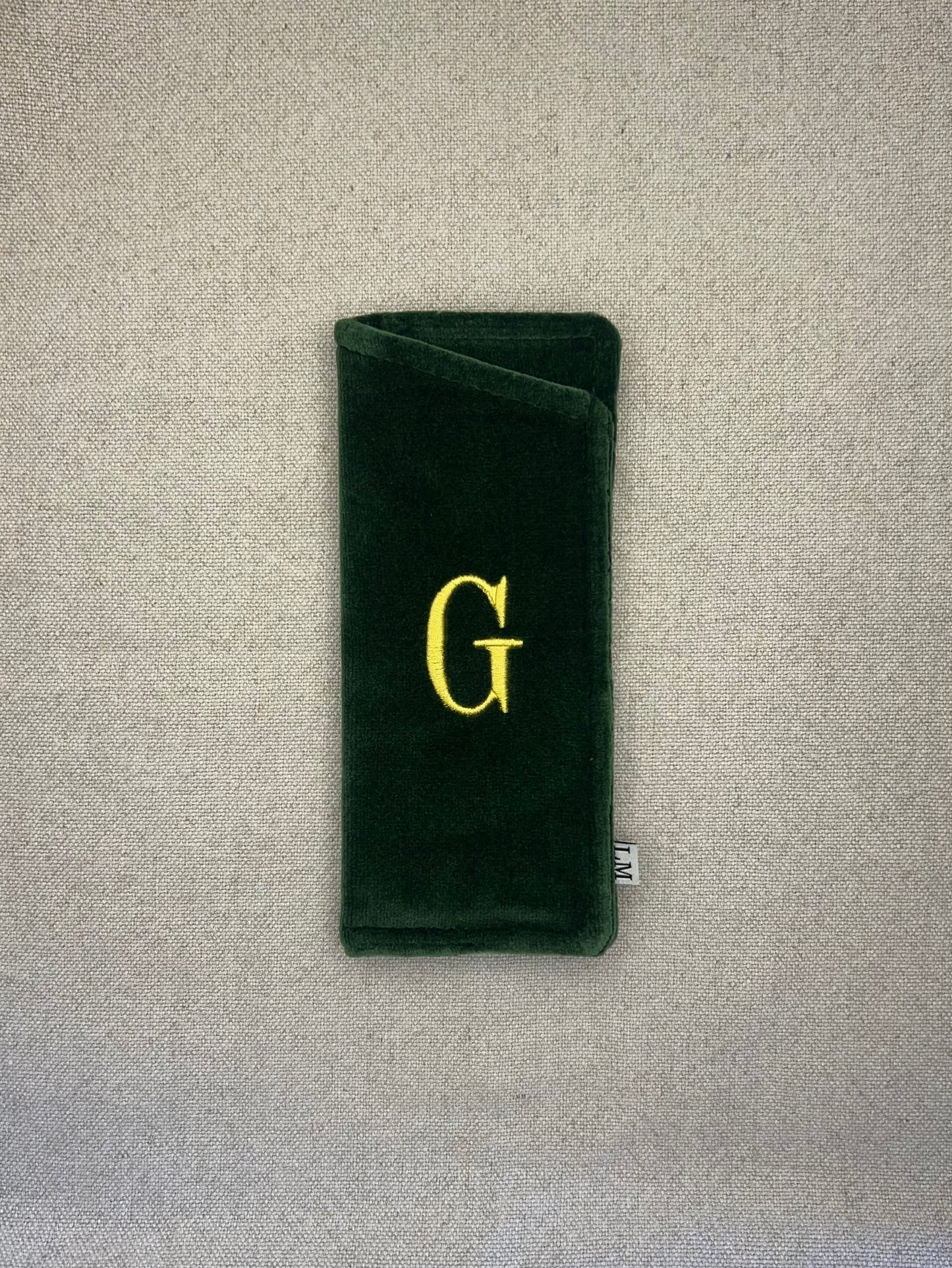 Funda de Anteojos Verde Botella