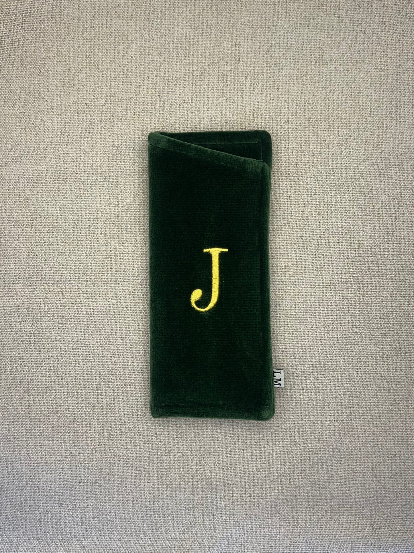 Funda de Anteojos Verde Botella