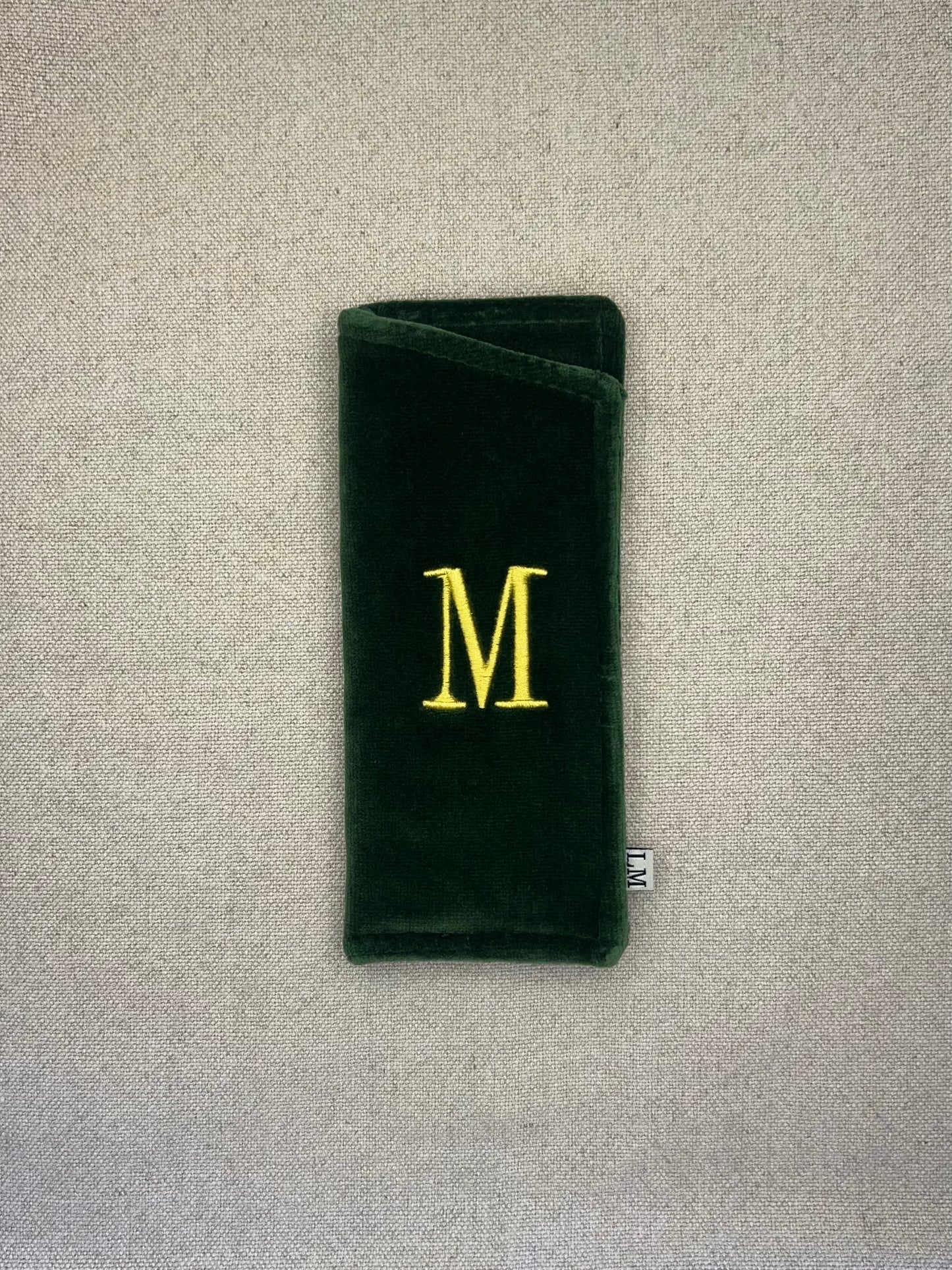 Funda de Anteojos Verde Botella