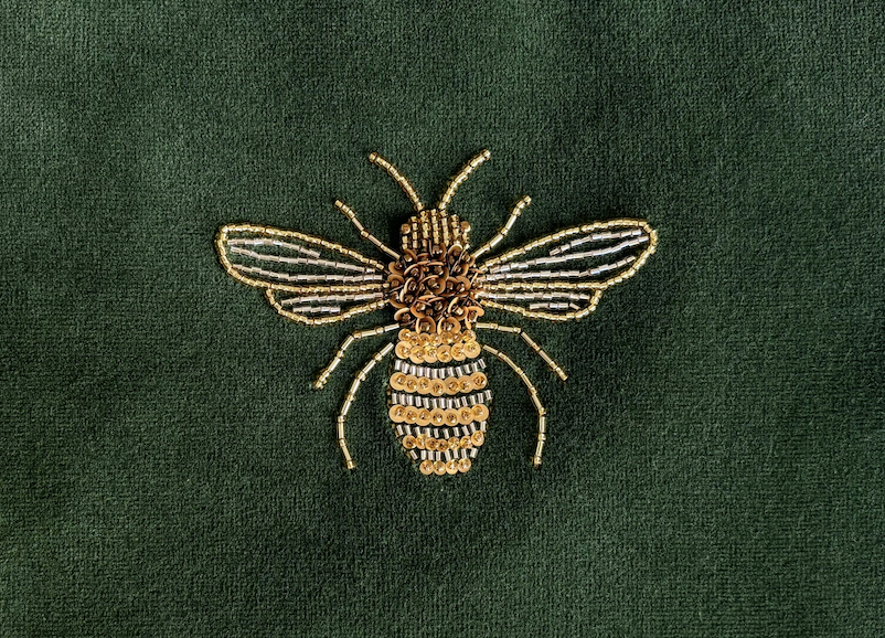 Clutch Bug Abeja Verde Botella