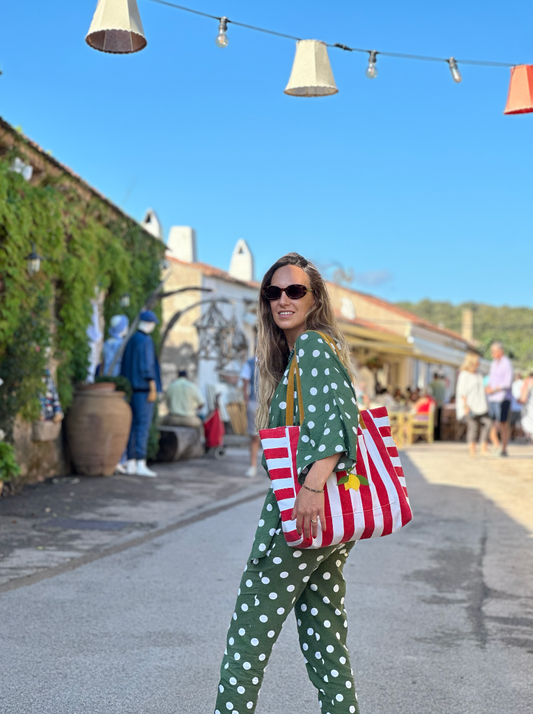 Tote Bag Vacanza Rojo