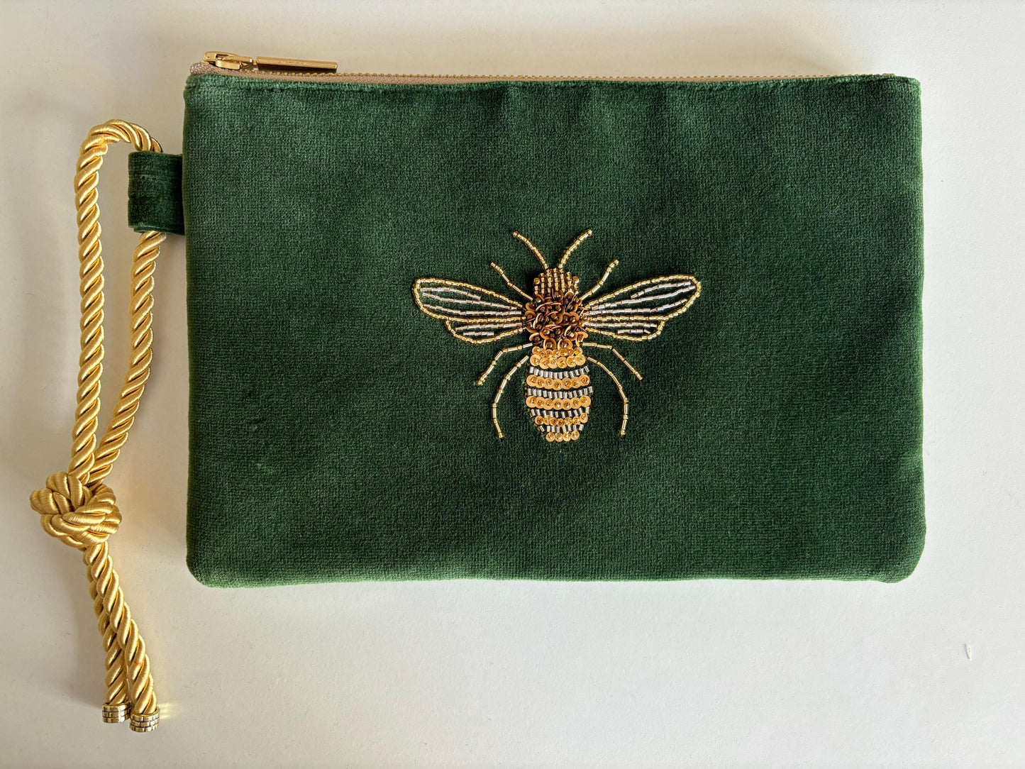 Clutch Bug Abeja Verde Botella