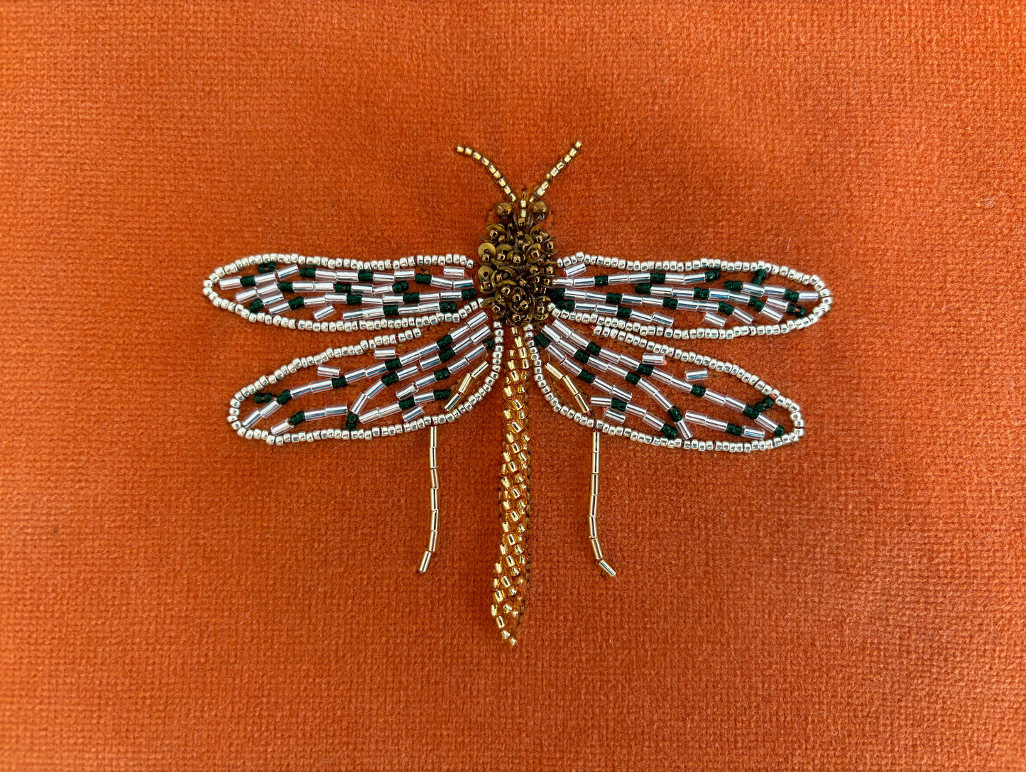Clutch Bug Libélula Naranja