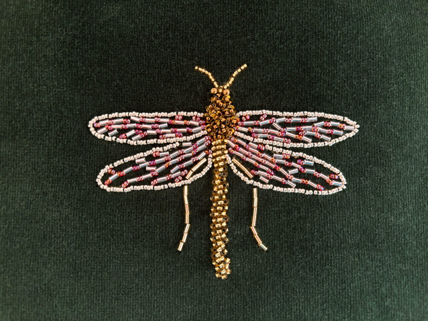 Clutch Bug Libélula Verde Botella