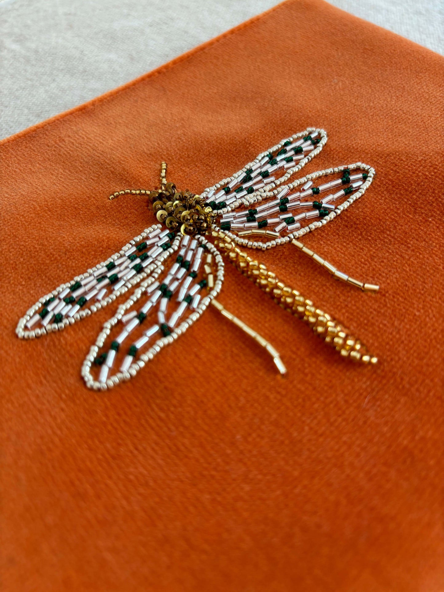 Clutch Bug Libélula Naranja